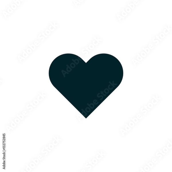 Obraz Love symbol. heart icon vector, solid logo illustration