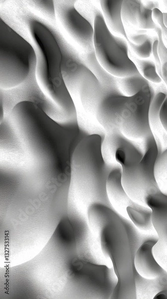 Fototapeta Abstract Architectural Design: Dynamic Wall Structures in Modern Building Facades