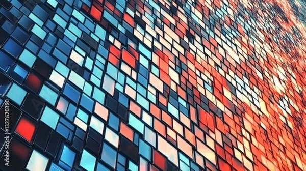 Obraz Dynamic Facade Design: A Modern Architectural Marvel