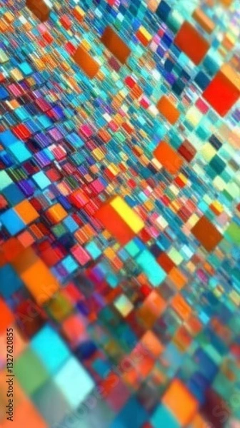 Fototapeta Abstract Colorful Geometric Pattern Design