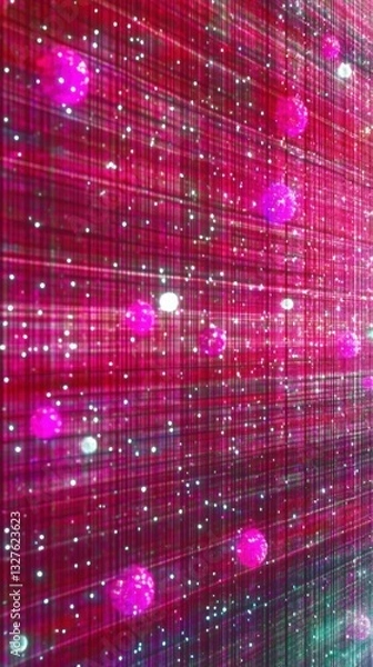 Obraz Stunning Digital Abstract Art with Vibrant Colors and Intricate Patterns
