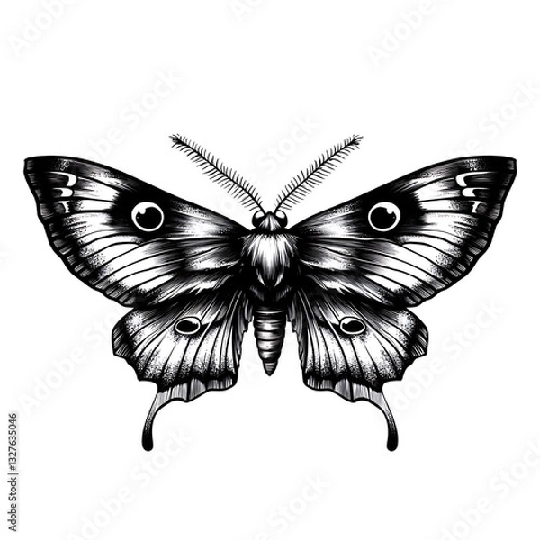 Fototapeta butterfly vector illustration