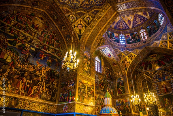 Obraz L'intérieur de la cathédrale de Vank à Ispahan, Iran
