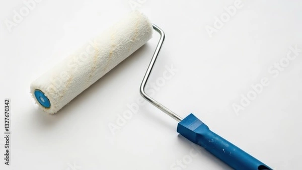 Obraz Paint Roller on White Background