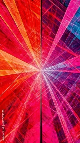 Fototapeta Abstract Architectural Designs: A Vibrant Exploration of Urban Structures