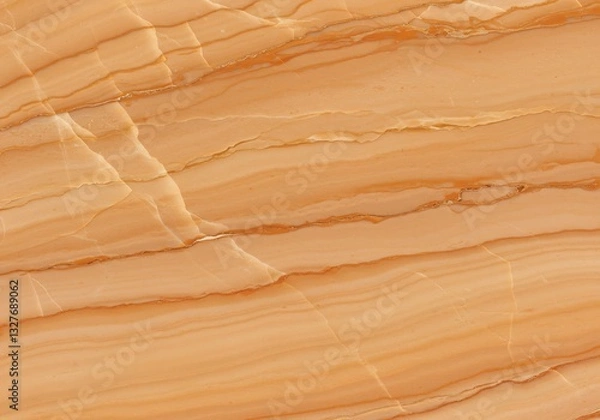 Fototapeta 穏やかなベージュの縞模様 美しい大理石風テクスチャ