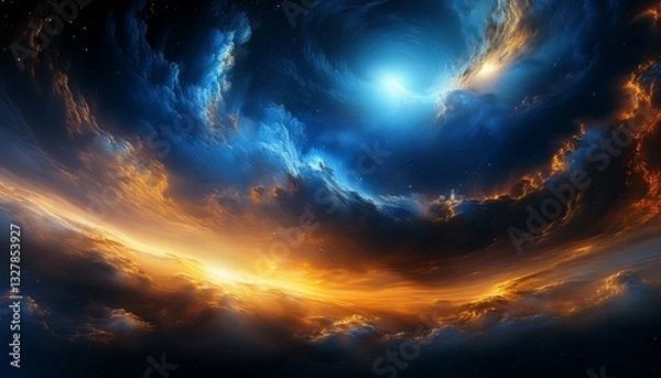 Obraz abstract space background