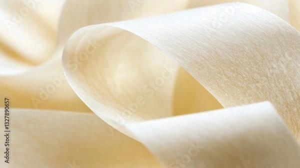 Obraz Delicate Creamy Ribbon Texture for Background or Design Use