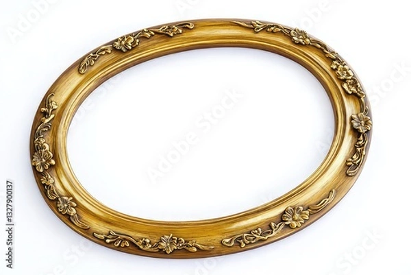 Fototapeta oval picture frame