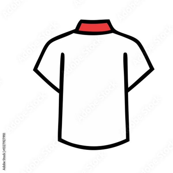 Obraz t shirt template design illustration