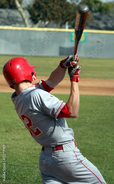 Fototapeta baseball action