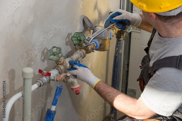 Obraz Prace instalacyjne budowlane
