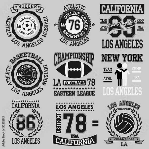 Obraz Los Angeles set