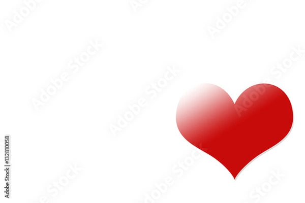 Obraz Lovely heart Background and valentine day.
