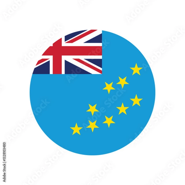 Obraz Tuvalu Flag Sphere Vector