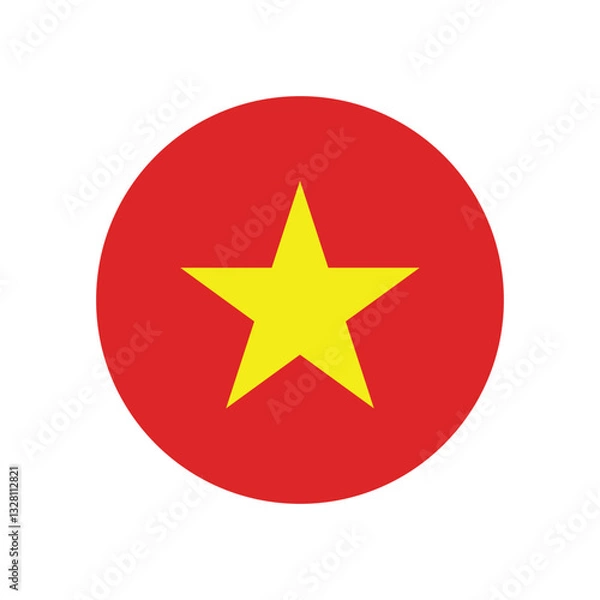 Obraz Vietnam Flag Sphere Vector