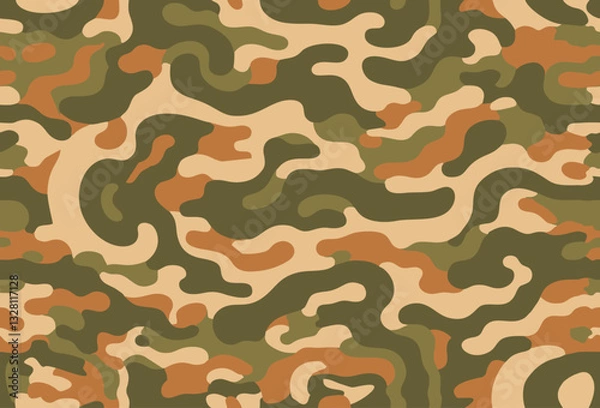 Obraz camouflage seamless pattern