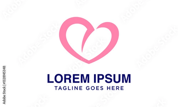 Obraz premium heart logo