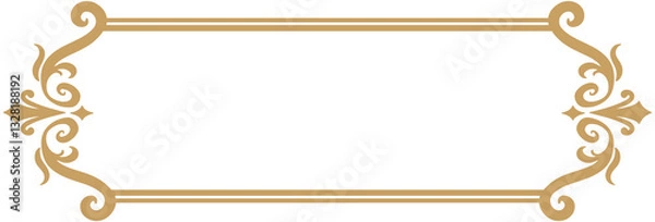 Obraz Carved decorative title box