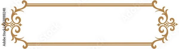 Obraz Carved decorative title box