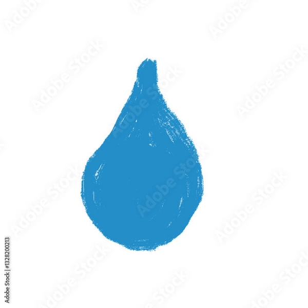 Obraz Blie water drop