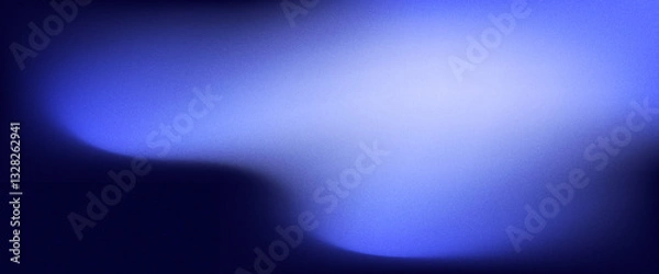 Obraz Abstract blue light blending smoothly with a grainy effect, ideal for futuristic and creative projects.