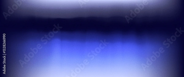 Obraz A futuristic gradient background with grain texture, blending deep blue and soft white hues.