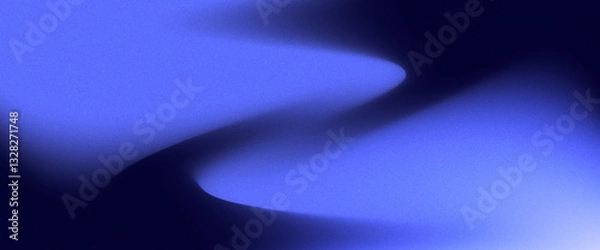 Obraz Minimalist grainy gradient in deep blue tones, great for backgrounds, wallpapers, and digital artwork.