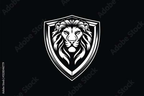 Fototapeta Lion head vector image  template
