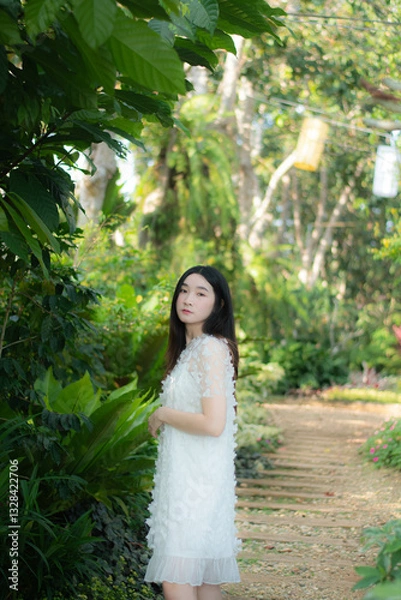 Obraz bride in the park