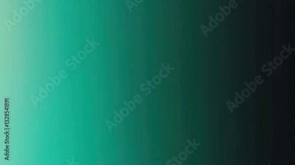 Fototapeta A gradient from dark emerald green to light jade green. Featuring emerald green tones blending into soft jade hues