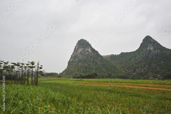 Obraz Mountains and Hills in Southern China