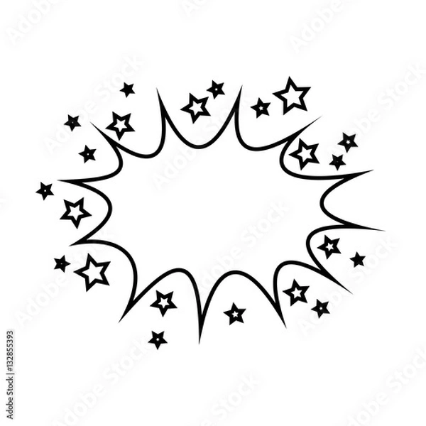 Fototapeta comic pop art explosion vector illustration design