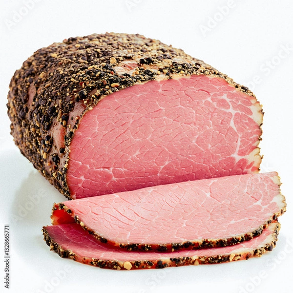 Fototapeta Sliced Pastrami