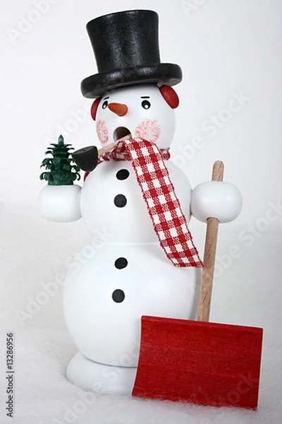 Obraz Räuchermännchen Schneemann