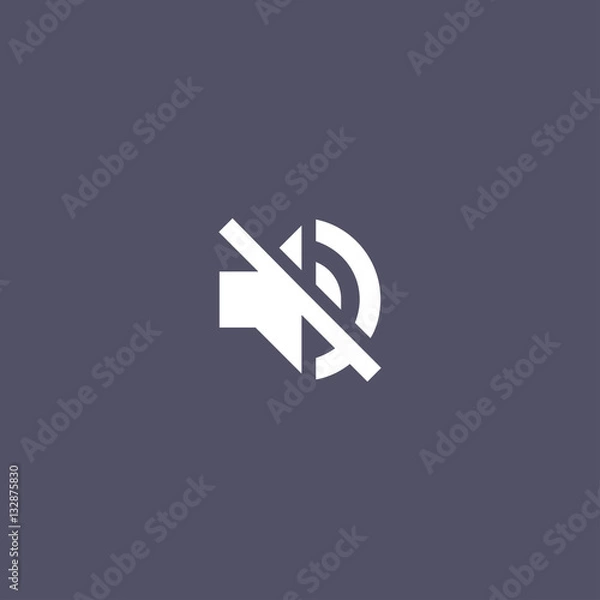 Obraz speaker mute icon