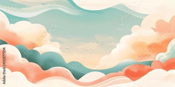 Fototapeta Majestic Clouds Banner