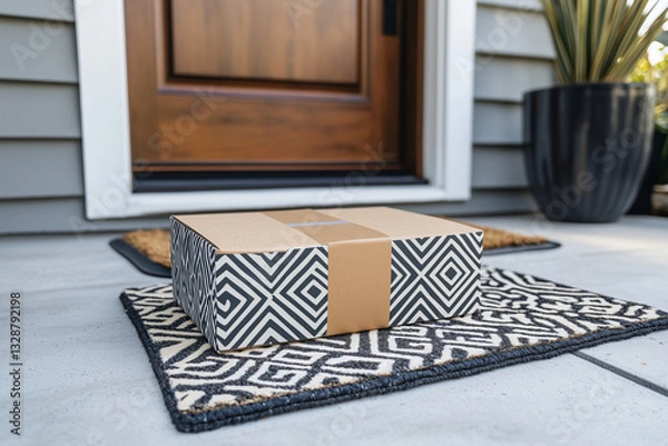 Fototapeta gift pack box