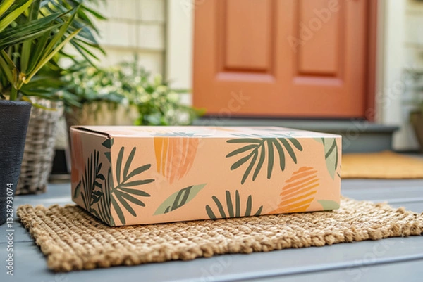 Fototapeta gift pack box