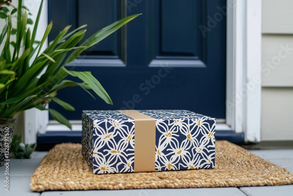 Fototapeta gift pack box