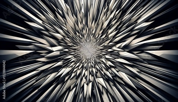 Obraz Celestial Explosion: An Abstract Display of Energy and Form