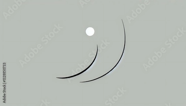Obraz Cosmic Dance: The Elegance of Orbital Motion