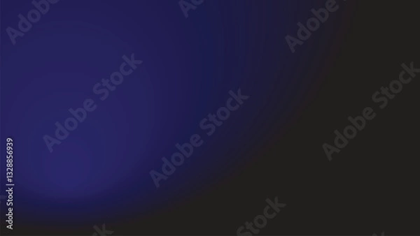 Obraz Midnight blue smooth gradient background for backdrop