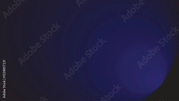 Obraz Midnight blue smooth gradient background for backdrop