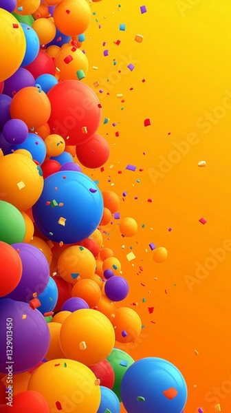 Fototapeta Magical and festive background for posters and announcements