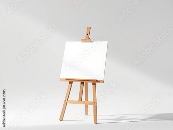 Fototapeta Blank Picture Easel, Creative Design Space