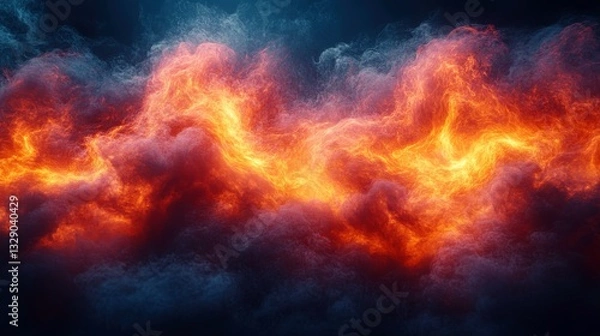 Obraz fire flames background