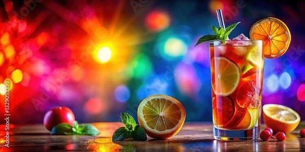 Obraz Refreshing drinks, room for your words.