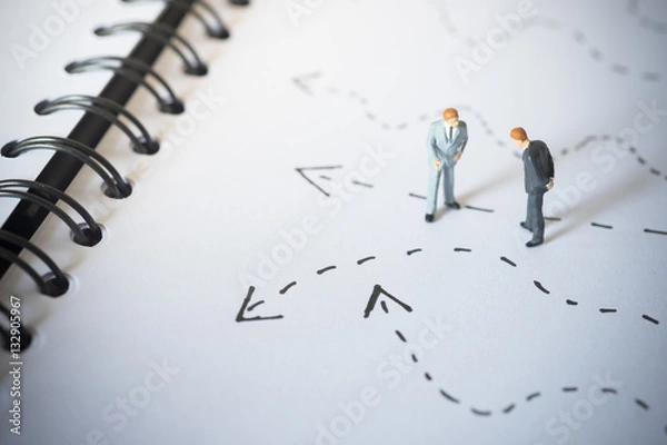 Obraz Business decision concept.