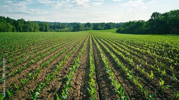 Obraz No-Till Farming with Solar Irrigation